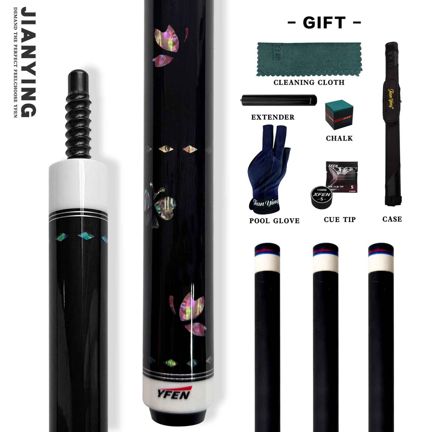 Carbon Fiber Cues - JIAN YING Cues