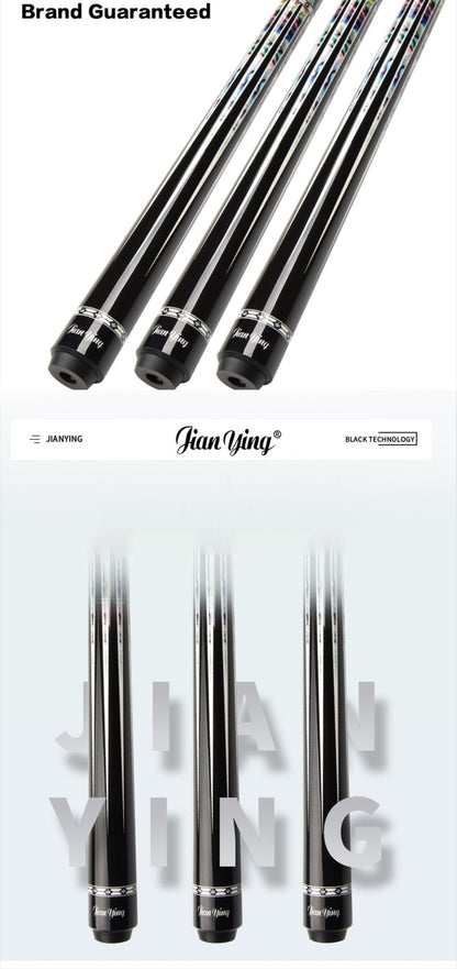 2026 new design billiard cue. Inlaying technique carbon fiber 1/2 billiard cue comes with a cue box and accessories. It features a 58 - inch, 11.8mm cue tip Comes with cue case + leather tip + gloves + towel + chalk - JIAN YING Cues2026 new design billiard cue. Inlaying technique carbon fiber 1/2 billiard cue comes with a cue box and accessories. It features a 58 - inch, 11.8mm cue tip Comes with cue case + leather tip + gloves + towel + chalk球杆JIAN YING