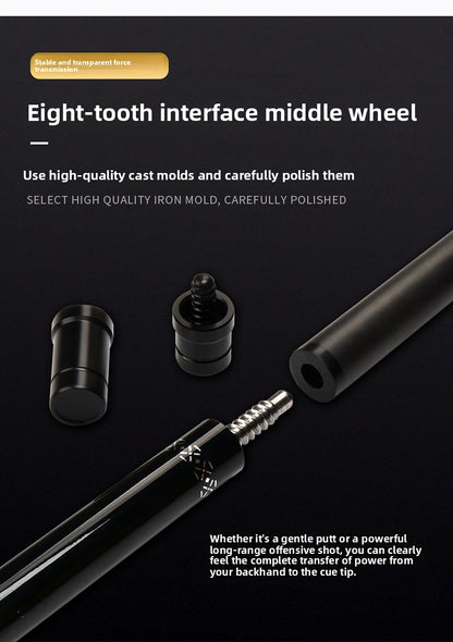 JIAN YING YFEN Carbon Fiber 1/2 Billiard Cue 58-inch 11.8mm Tip for Home & Club Use High-Quality Pool Stick - JIAN YING Cues