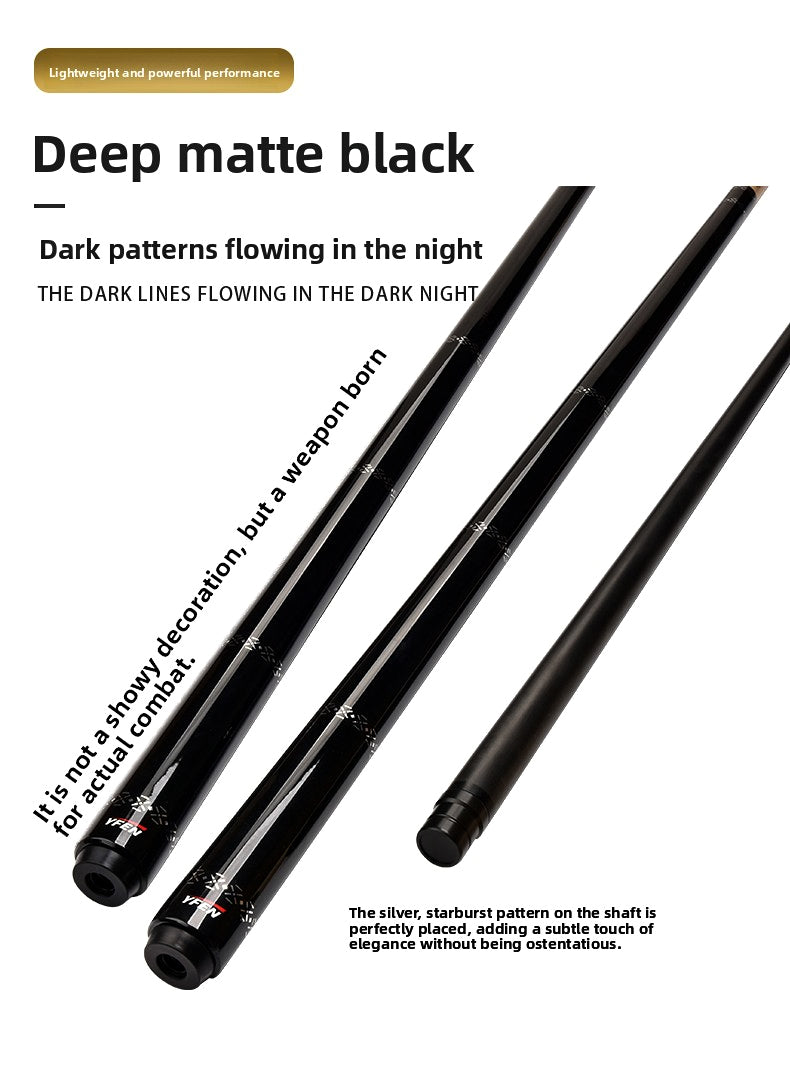 JIAN YING YFEN Carbon Fiber 1/2 Billiard Cue 58-inch 11.8mm Tip for Home & Club Use High-Quality Pool Stick - JIAN YING Cues