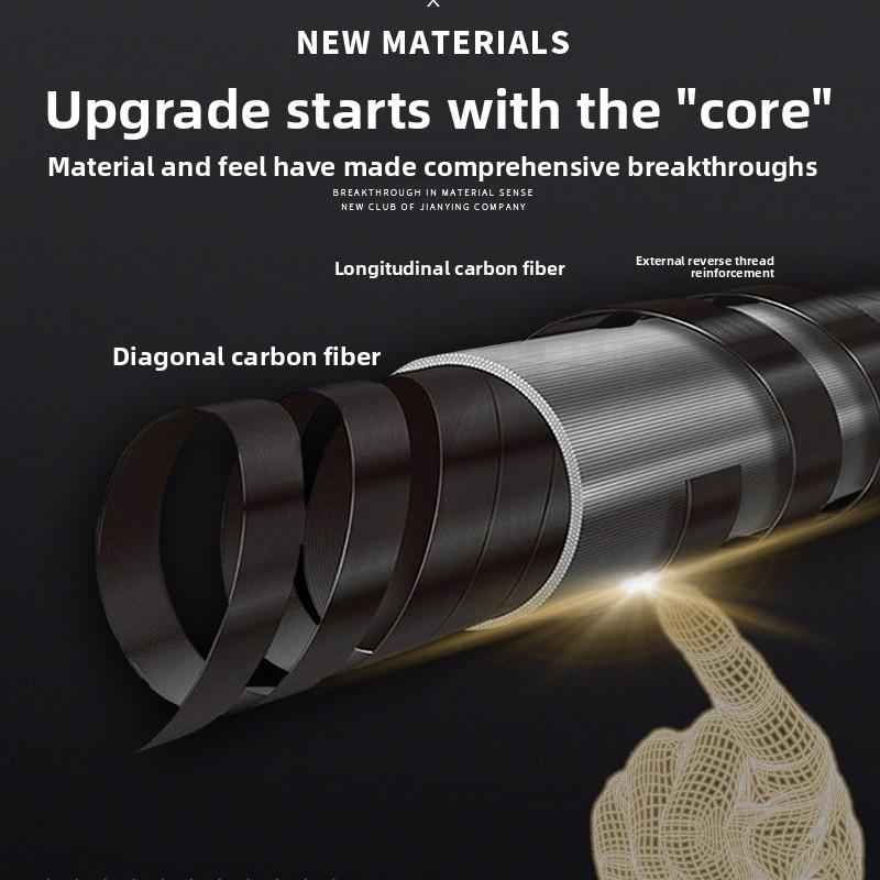 Carbon-Fiber Pool Cue LD Shaft with 1/2 Joint for Spin Control - Heavy-Duty Black Shell Inlaid Leather Grip, Water-Resistant & Splice-Proof Tip (11.8mm) w/ Extension - Professional Billiard Cue Stick